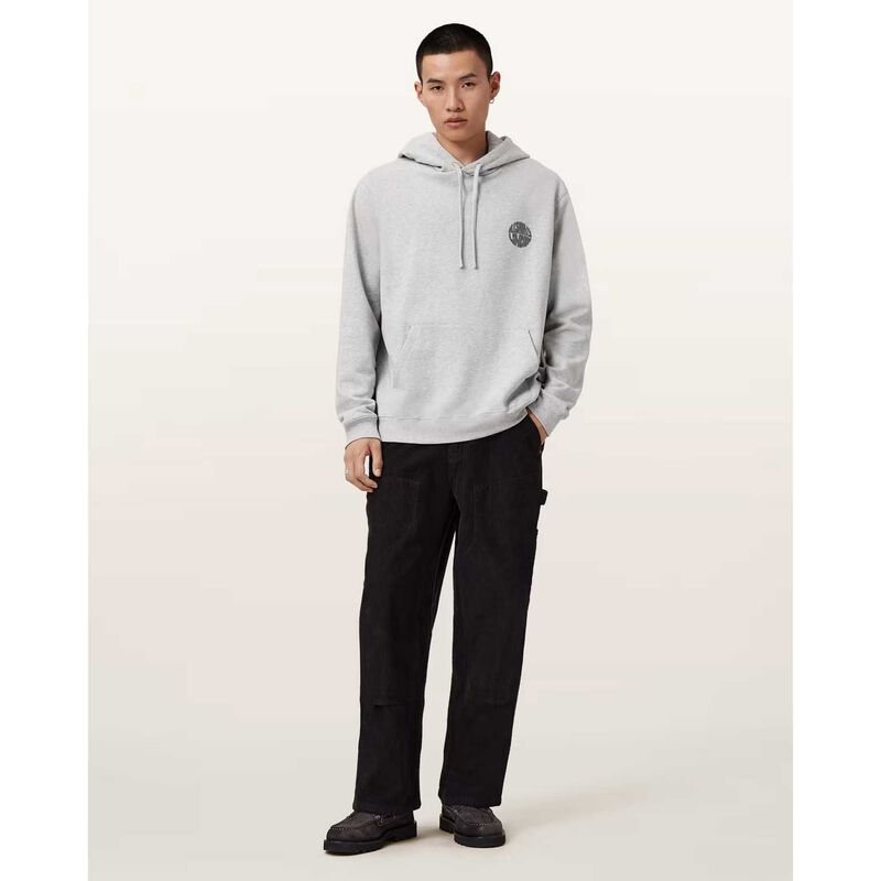 AllSaints Waved Relaxed Fit Hoodie image number 2